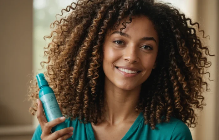 demelant pour cheveux bouclés