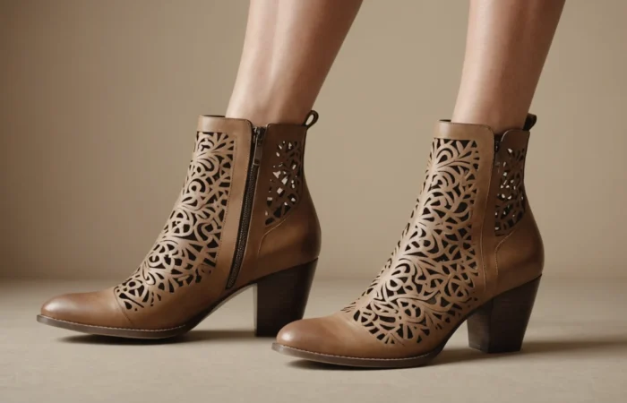 bottines ajourées